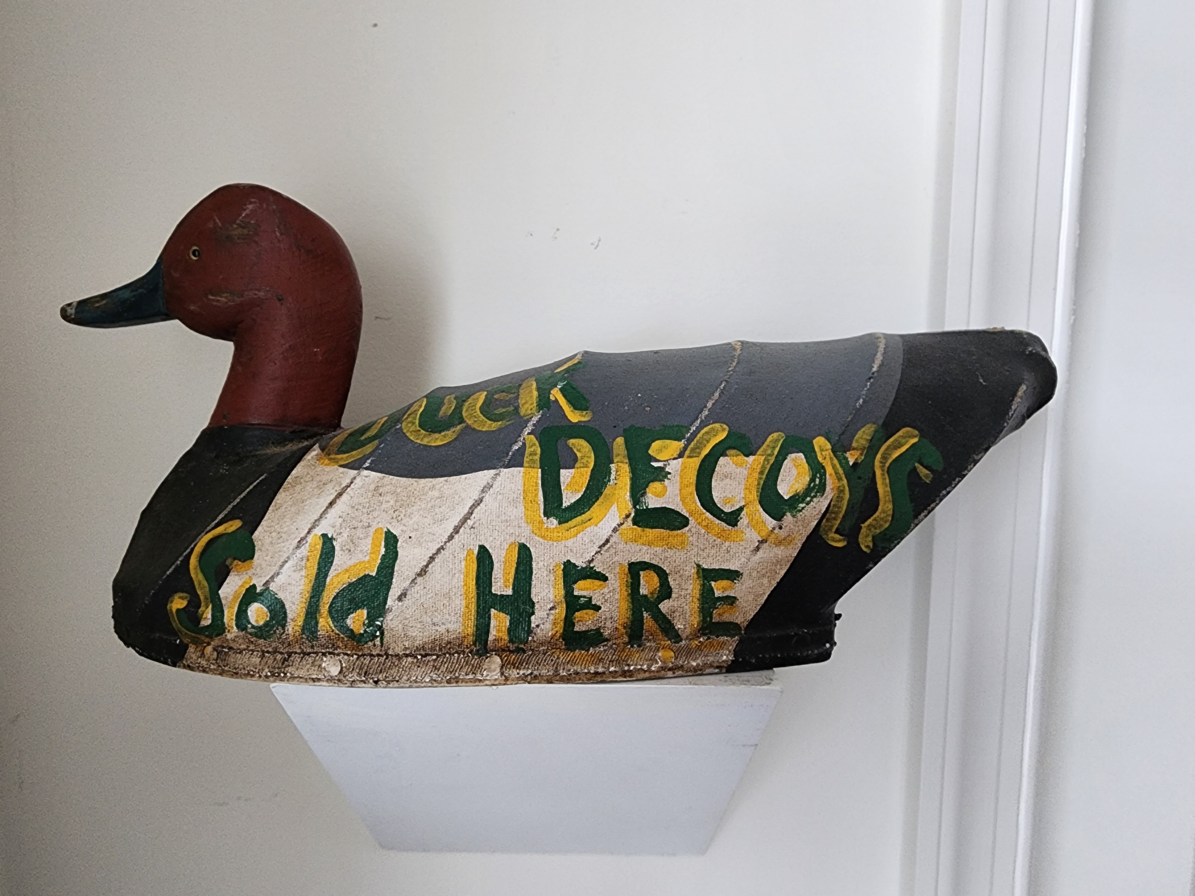 DUCK TRADE SIGN FROM MAINE