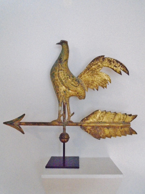 AMERICAN COPPER MOLDED GAMECOCK