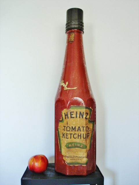LARGE HEINZ KETCHUP BOTTLE DATE 1891