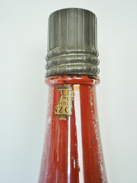 Folk art! LARGE GLASS HEINZ KETCHUP BOTTLE