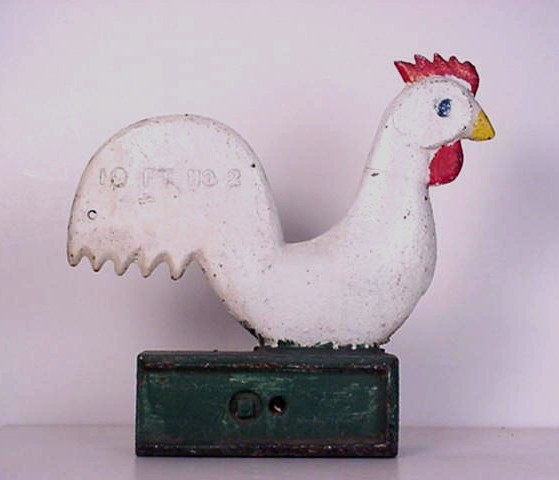 CAST IRON ROOSTER WINDMILL WEIGHT 10FT. #2