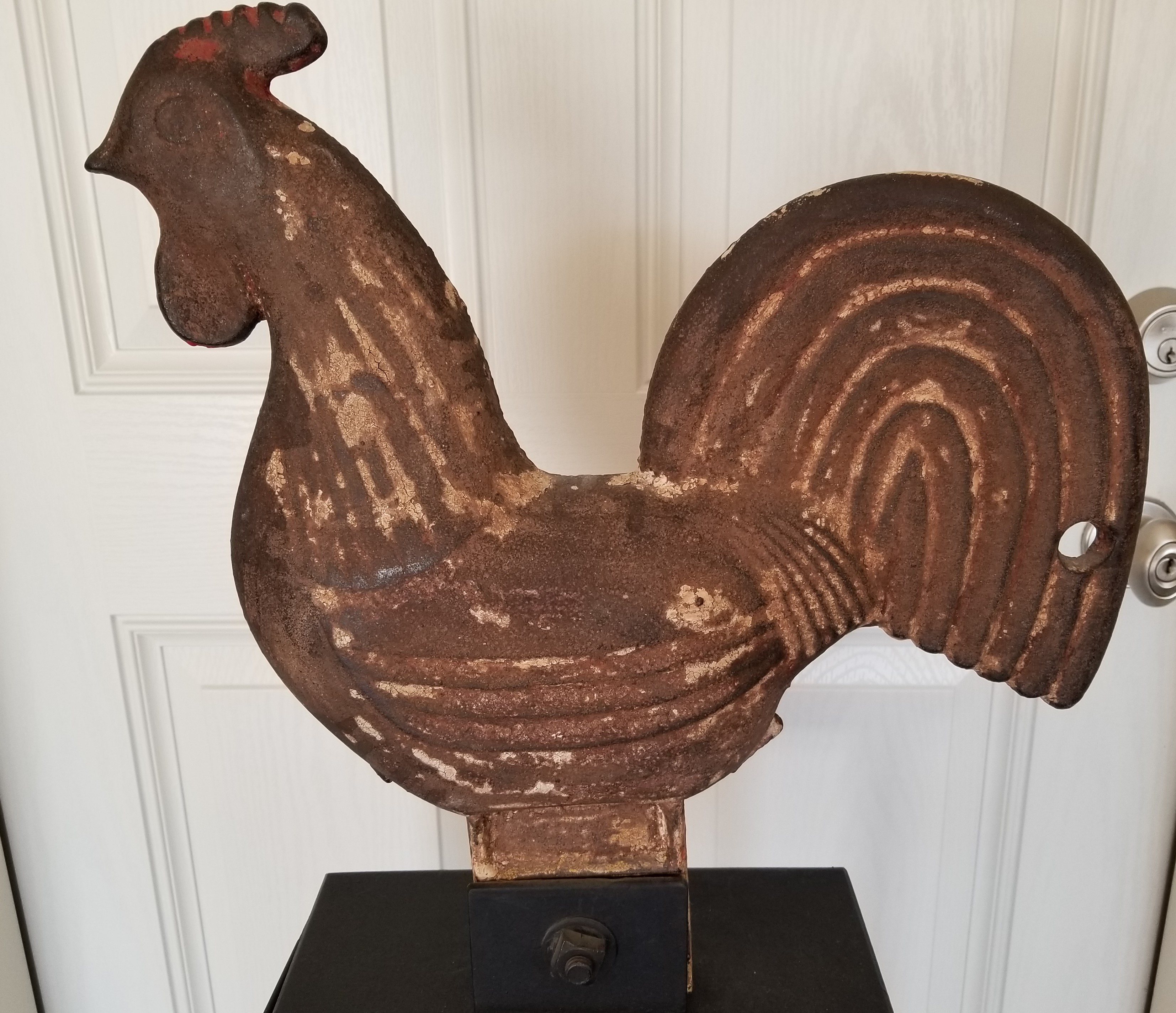 RAINBOW TAIL ROOSTER WINDMILL WEIGHT