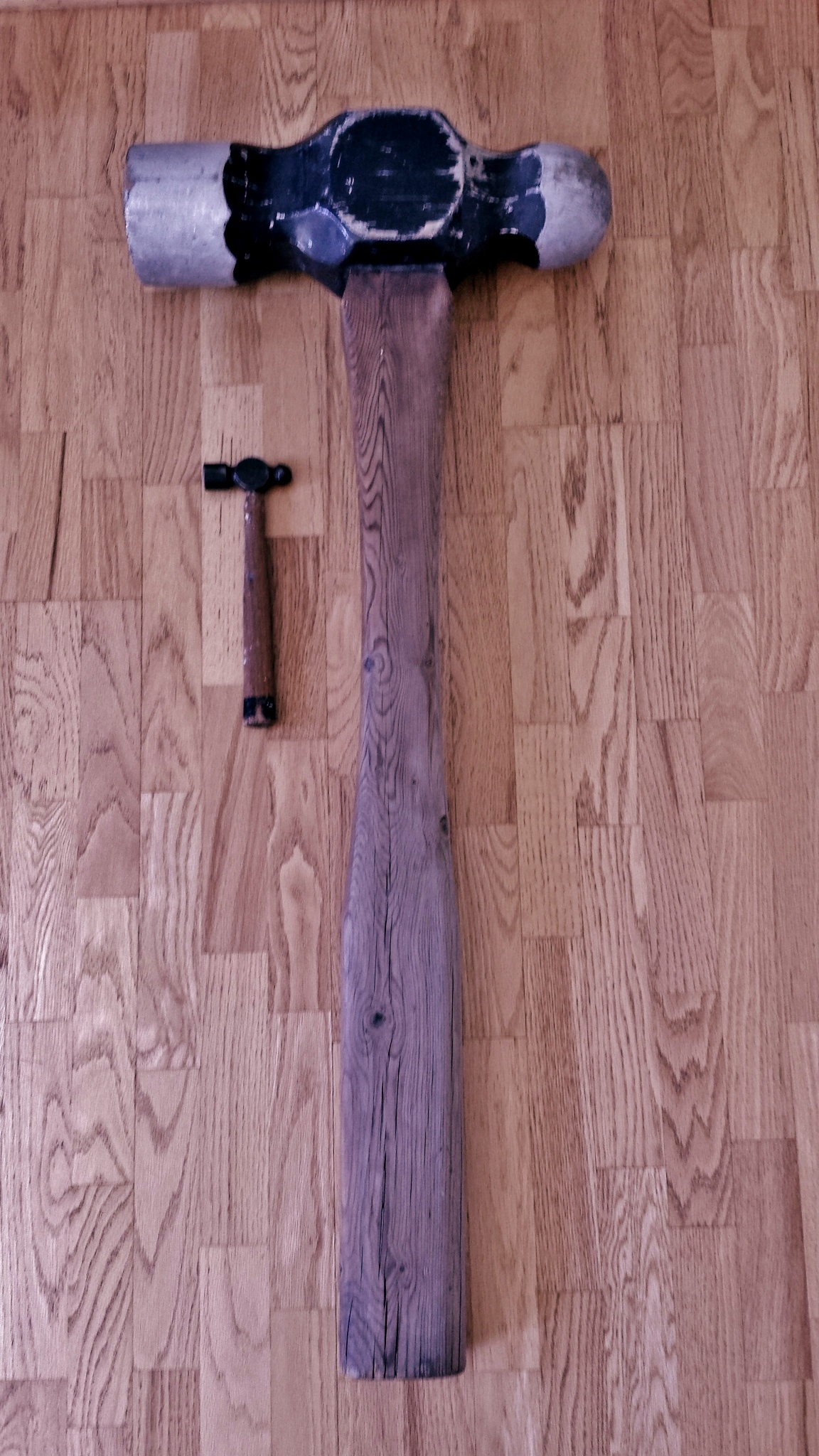 4 FOOT TALL WOOD CARVED HAMMER
