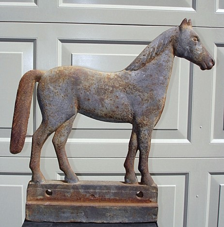 LONG TAIL HORSE IN OLD PAINT