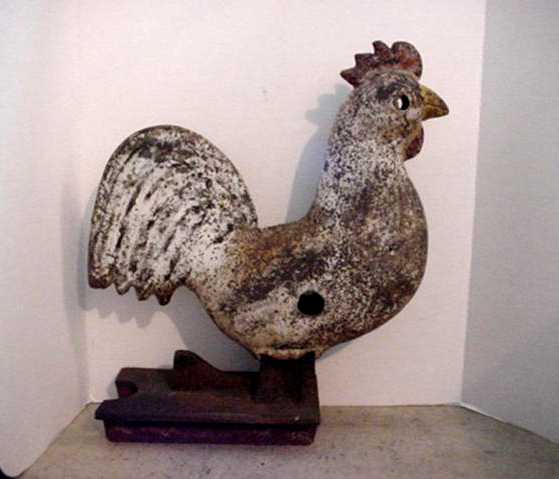 LARGE CAST IRON MOGUL ROOSTER