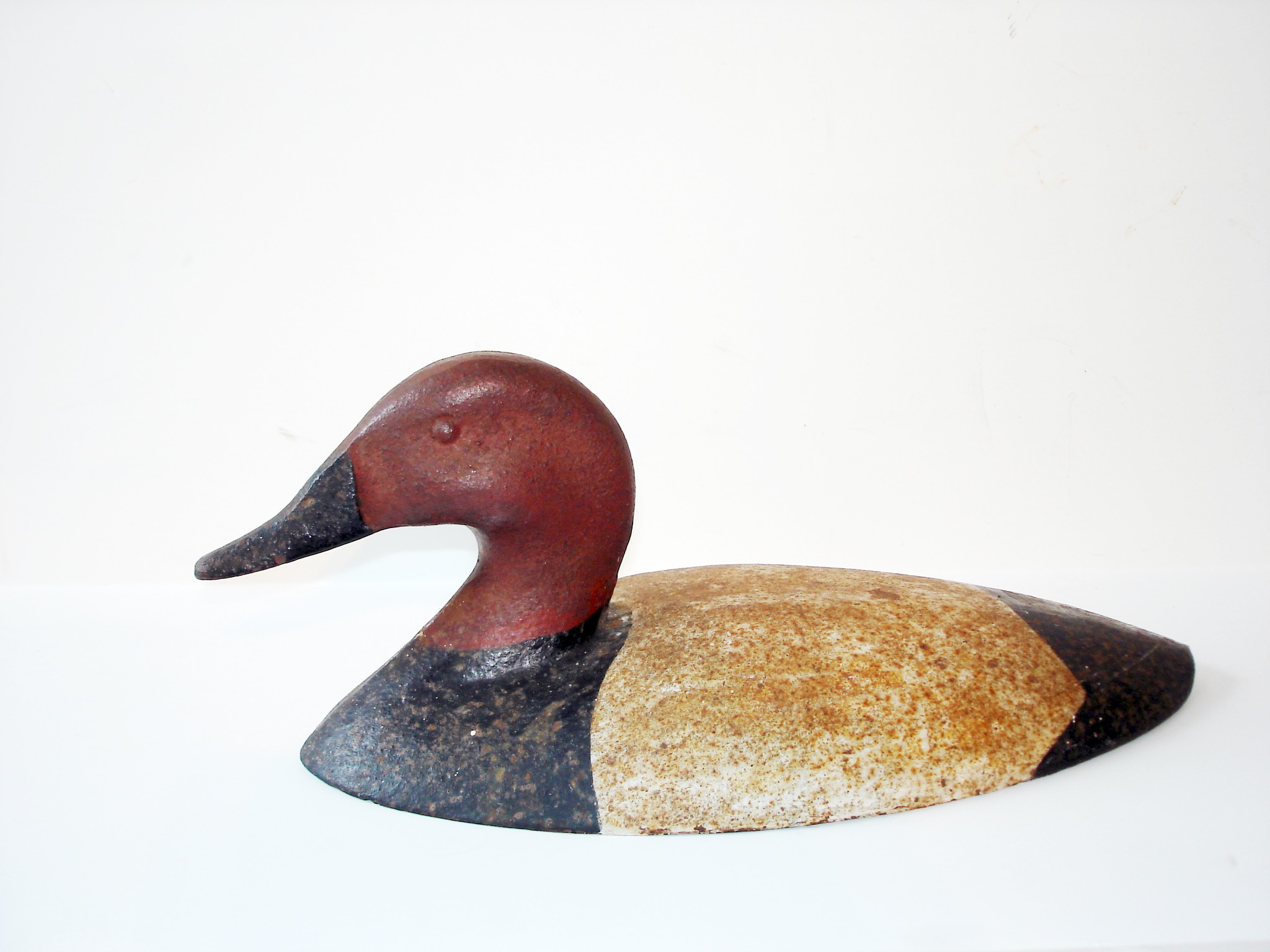 CANVASBACK SINKBOX DUCK IN OLD PAINT